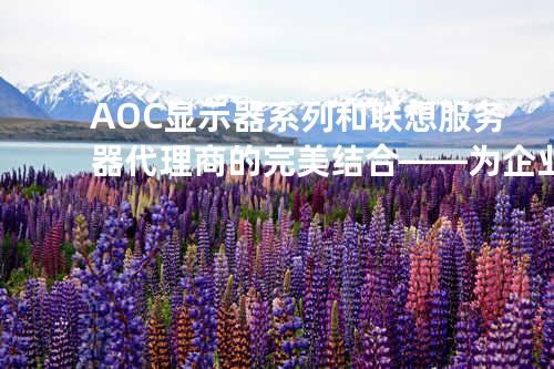 AOC 显示器系列和联想服务器代理商的完美结合——为企业提供卓越的 IT 解决方案